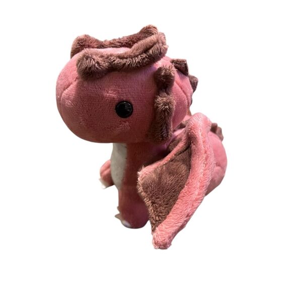 Bellzi Pink Mini Draggi the Dragon Plush Stuffed Animal Toy - Picture 9 of 14